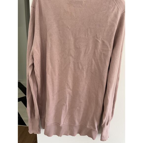 Old Navy Women L Cardigan Cotton Mauve Silver Jewels Sparkly Fairy Romantic NWOT - Picture 4 of 4